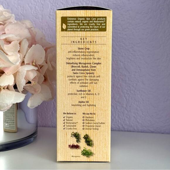 New! EMINENCE Organics Stone Crop Cleansing Oil, 150ml/5oz - Picture 4 of 7